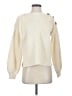 Madewell Solid Ivory Boatneck Button-Shoulder Sweater Size S - photo 1