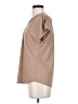 Flower & Feather Tan Short Sleeve Blouse Size S - photo 5