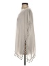 Unbranded Ivory White Poncho Size S (estimated) - photo 5