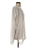 Unbranded Ivory White Poncho Size S (estimated) - photo 4