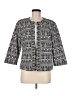 Christopher & Banks Print Gray Blazer Size M - photo 1