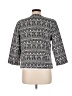 Christopher & Banks Print Gray Blazer Size M - photo 2