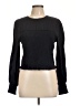 Boden 100% Cotton Black Long Sleeve Top Size 12 - photo 1