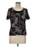 Sag Harbor Purple Short Sleeve Top Size M (estimated) - photo 1
