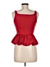 Charlotte Russe 100% Polyester Red Sleeveless Top Size M - photo 2