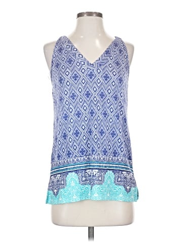 Skies Are Blue Sleeveless Blouse (view 1)