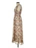 Max Studio 100% Polyester Paisley Tan Casual Dress Size S - photo 5