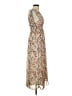 Max Studio 100% Polyester Paisley Tan Casual Dress Size S - photo 4