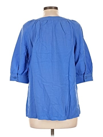 White Stag 3/4 Sleeve Button-Down Shirt (view 2)