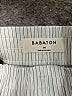 Babaton 100% Cotton Stripes Green Shorts Size M - photo 3