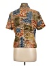 Alfred Dunner Animal Print Brown Short Sleeve Blouse Size 10 (petite) - photo 2
