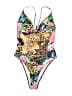 Unbranded Animal Print Pink One Piece Swimsuit Size L - photo 1