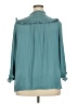 Democracy 100% Polyester Teal 3/4 Sleeve Blouse Size 2X - photo 2