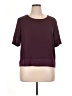 DR2 100% Polyester Burgundy Short Sleeve Top Size XL - photo 1