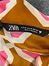 Zara Orange Short Sleeve Blouse Size XS - photo 7