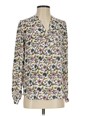 Ann Taylor LOFT Long Sleeve Blouse (view 1)