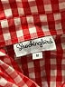 Assorted Brands 100% Cotton Checkered-gingham Red 3/4 Sleeve Button-Down Shirt Size M - photo 7