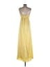 BCBGMAXAZRIA 100% Polyester Yellow Casual Dress Size 2 - photo 2