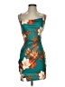 Shein Tropical Teal Cocktail Dress Size 4 - photo 1