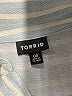 Torrid Stripes Blue Short Sleeve Blouse Size Med Plus (00) - photo 7