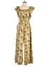kopal 100% Cotton Paisley Gold Jumpsuit Size M - photo 1