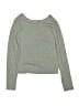 Zara Gray Long Sleeve Top Size 11 - 12 - photo 1
