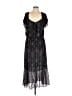 Style&Co 100% Polyester Paisley Black Casual Dress Size 0X - photo 1