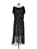 Style&Co 100% Polyester Paisley Black Casual Dress Size 0X - photo 2