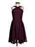 Lulus 100% Polyester Solid Burgundy Cocktail Dress Size XS - photo 1