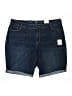 St. John's Bay Blue Denim Shorts Size 24 waist - photo 1