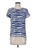 Assorted Brands 100% Silk Blue Short Sleeve Top Size XS - photo 1