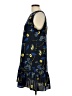 Halogen 100% Polyester Print Blue Casual Dress Size L (petite) - photo 5