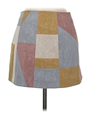 Alexis Faux Leather Skirt (view 2)