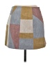 Alexis Color Block Tan Faux Leather Skirt Size M - photo 2