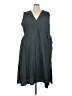Vince. 100% Polyester Teal Gray Cocktail Dress Size 3X - photo 1