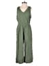 Old Navy 100% Viscose Solid Green Jumpsuit Size XS - photo 1