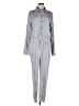 Faherty Metallic Gray Jumpsuit Size M - photo 1