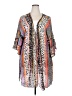 Democracy 100% Rayon Orange Poncho Size 2X - photo 1
