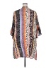 Democracy 100% Rayon Orange Poncho Size 2X - photo 2