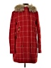 J.Crew 100% Wool Red Wool Coat Size 2 - photo 1
