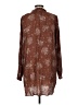 HASHTTAG intrend 100% Rayon Brown 3/4 Sleeve Blouse Size M - photo 2