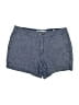 Old Navy Chevron-herringbone Blue Denim Shorts Size 6 - photo 1