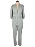 Universal Thread 100% Cotton Solid Gray Jumpsuit Size 10 - photo 1