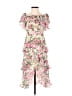 WAYF 100% Polyester Floral Pink Cocktail Dress Size S - photo 1