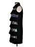 Samuel Dong Graphic Black Casual Dress Size XS - photo 5