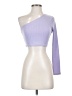 Shein Purple Long Sleeve Top Size 4 - photo 1