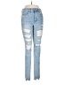 American Eagle Outfitters Hearts Blue Jeans Size 8 extra long - photo 1