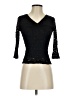 Assorted Brands Black 3/4 Sleeve Top Size P (petite) - photo 1