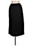 Unbranded Solid Black Casual Skirt Size L - photo 2