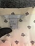 H&M 100% Polyester Polka Dots Ivory 3/4 Sleeve Blouse Size 14 - photo 7